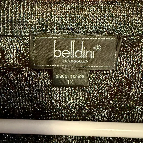 Belldini Metallic Black and Silver Cardigan - Picture 3 of 5